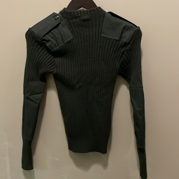 Vintage 1983 Dorothea Knitting Mills Sweater Adult Military Wool Mens Size Small - Picture 6 of 10